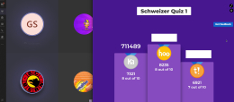 Impressionen - Mit einer Kombination von Kahoot und Teams gemeinsam online gegeneinander Quizzen